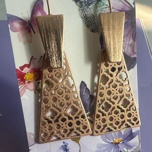 🌹✨Kendra Scott Rose Gold Kerri Geometric Earrings